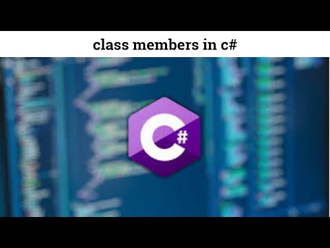 19 class members in c#