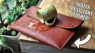 Make a Leather Laptop Case // DIY TUTORIAL