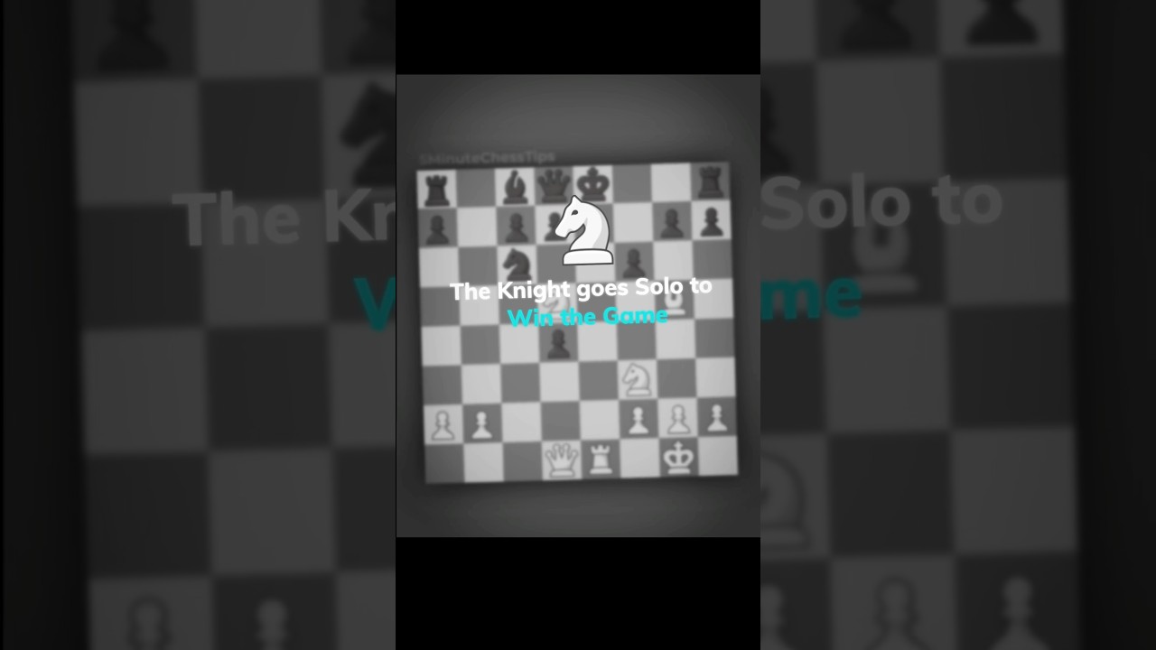 The Knight Wins the Game | Smothered Mate #chess