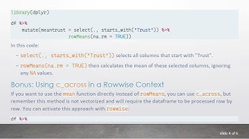 Efficiently Assigning the Result of across(starts_with(), mean) to an R Dataframe