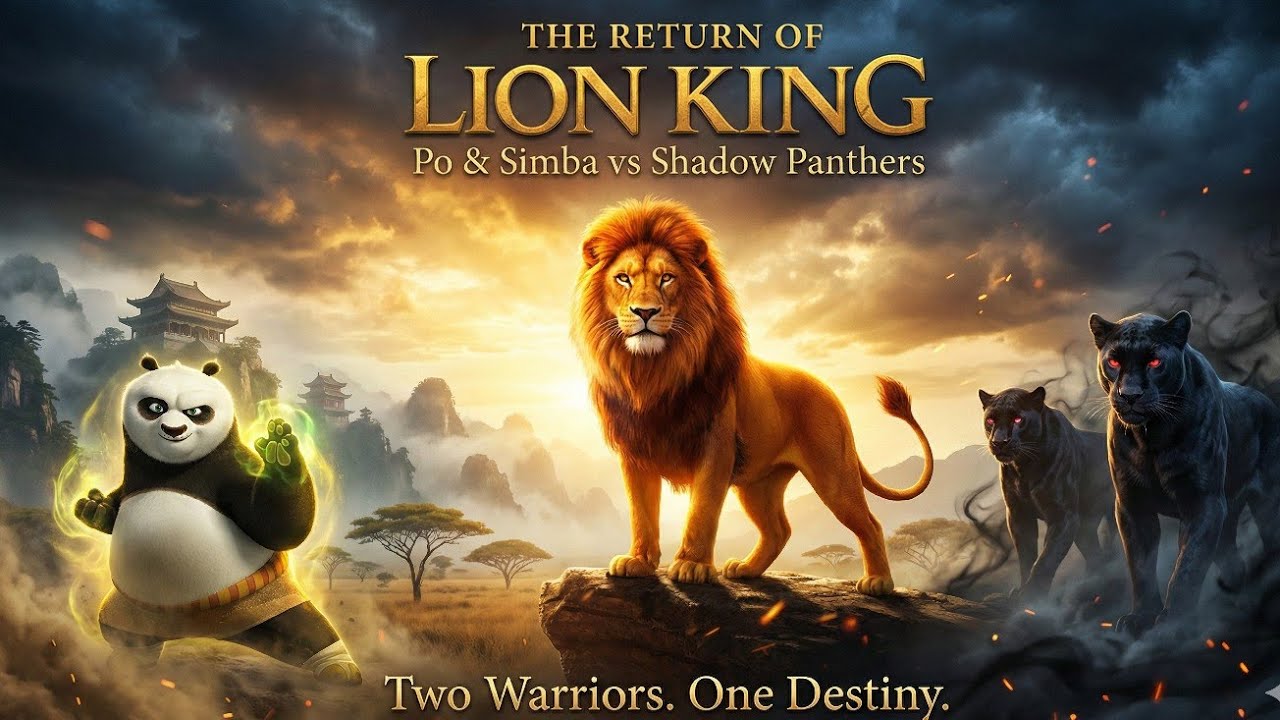 “The Return Of Lion King – Po & Simba vs Shadow Panthers – Legendary Final Battle!” 