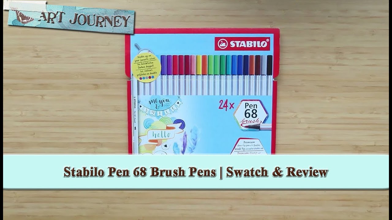 Stabilo 68 Brush Pen Review - Full Review - My Honest Opinion - Are they  worth the money? 