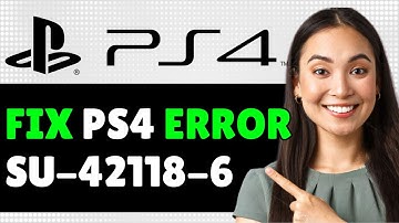 How To Fix PS4 Error SU-42118-6 "Issue updating system software" PS4 Error Code Easy Fix
