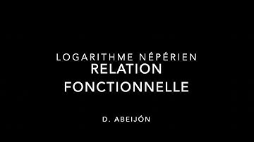 ln relation fonctionnelle