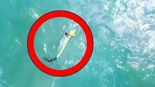 Drone Accidentally Makes A Chilling Discovery In The Middle Of The Ocean