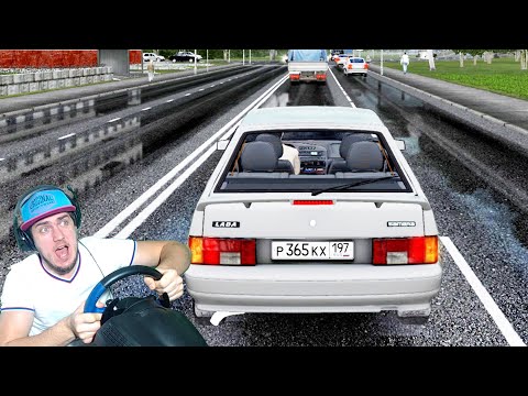 ТАКСИСТ В ЯРОСТИ ОТ НОВОЙ МАШИНЫ - CITY CAR DRIVING + РУЛЬ