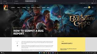 How to Submit a Bug Report in Baldur's Gate 3 | Report Bugs, Crashes, Glitches & Technical Issues
