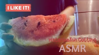 [ASMR] 🍉 Watermelon Cutting | Gymnopédie No. 1