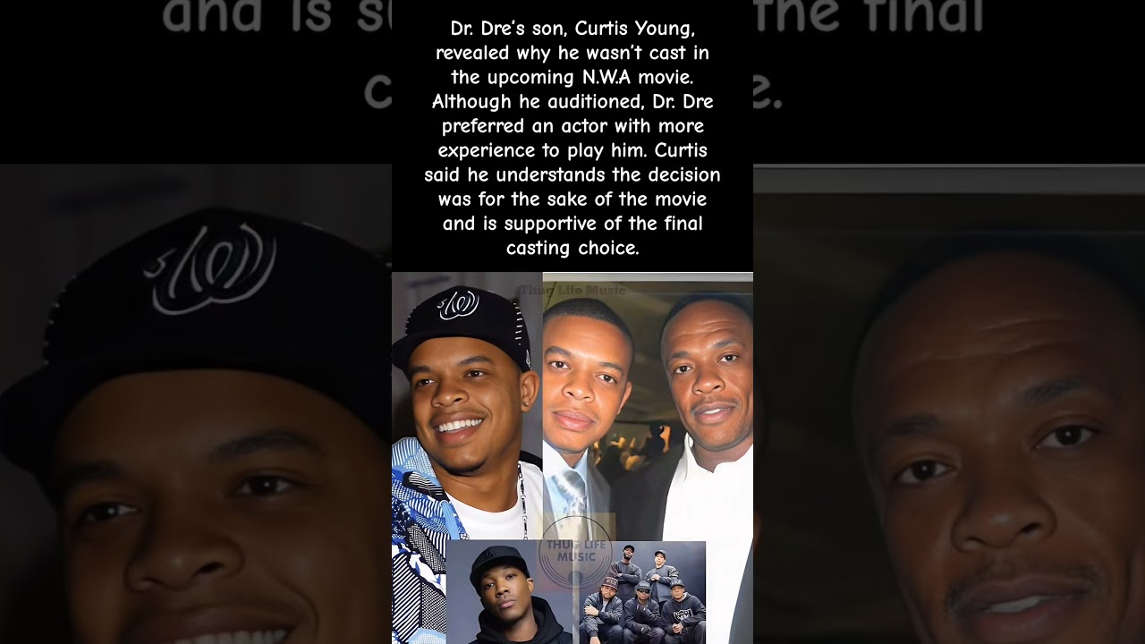 Dr. Dre’s Son Speaks Out – Why He Didn’t Play His Dad in N.W.A Movie! 