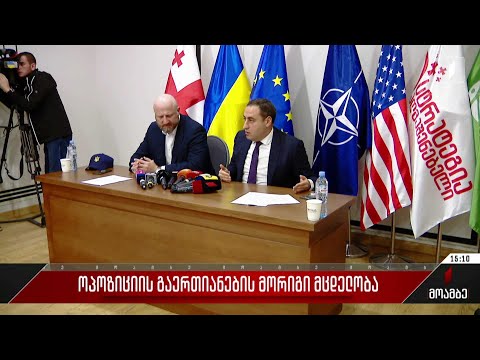 ოპოზიციის გაერთიანების მორიგი მცდელობა