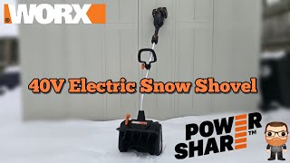 Worx NITRO 40V Electric Snow Shovel(WG460) Review – Performance Test & Full Demo. #worx