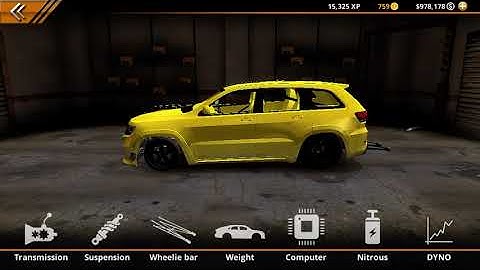 5.7sec Trackhawk Tune in No limits drag racing 2.0 Update 1.2.9