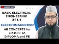 Electromagnetism : Basic Electrical Engineering. Lecture 1 FE, FY Class 10th & 12th