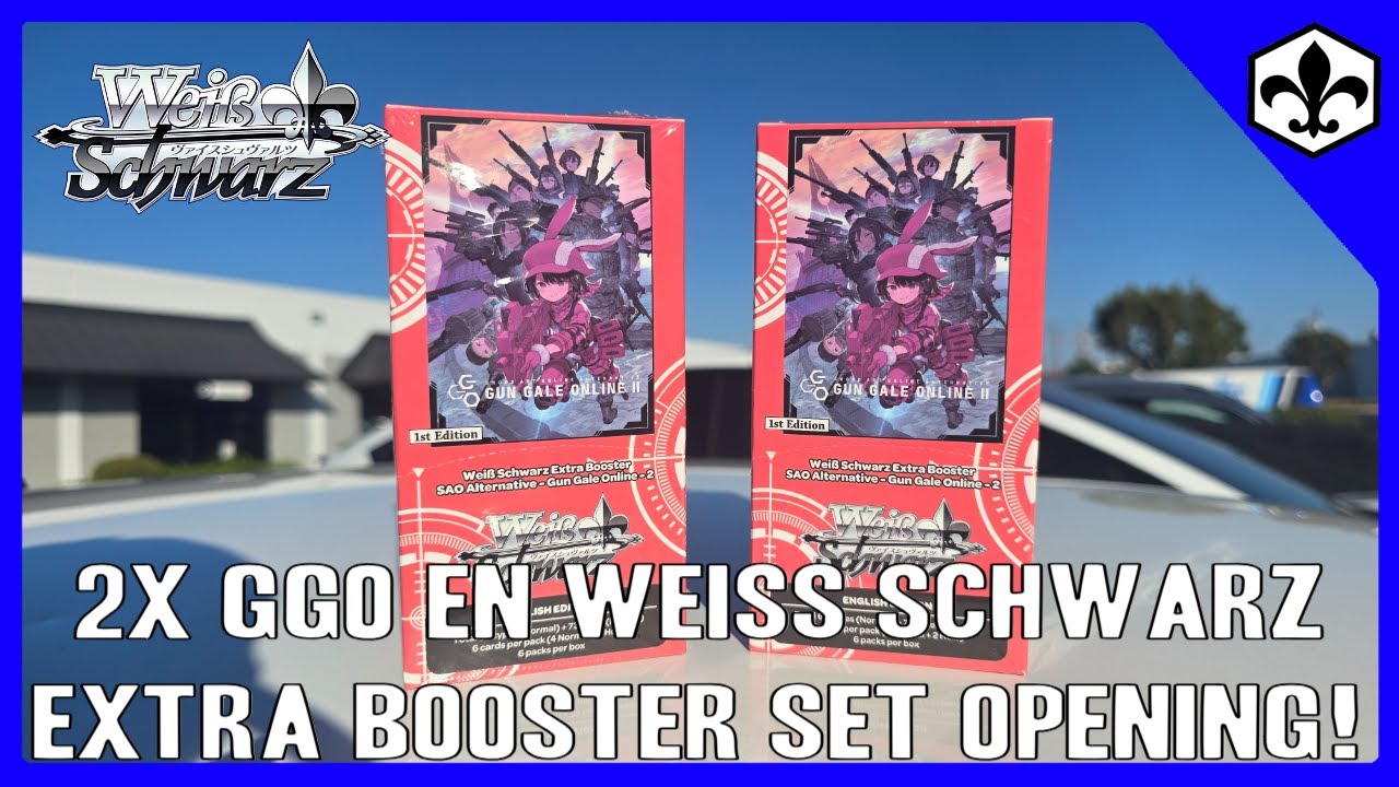 2x Gun Gale Online Extra Booster Box Opening! [Weiss Schwarz SAO GGO} 2x Gun Gale Online Extra Booster Box Opening! [Weiss Schwarz SAO GGO}