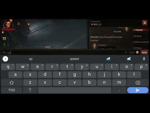 Diablo Immortal Accessibility Features - Text to Speech Chat Command