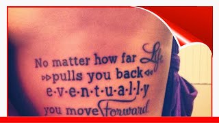 160+ Inspirational Quote Tattoos For Girls (2020) Words, Phrases & Sayings !