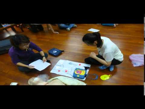 台南應用科技大學 衛生保健組  1032 心肺復甦術CPR+自動體外心臟電擊器AED訓練課程影片