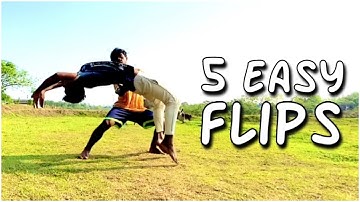 5 Easy Basic Flips | Anyone Can Learn