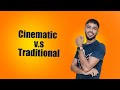 Cinematic VS traditional videography ll best example