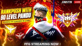 Free Fire Rank Push To Grandmaster - PANDU FF GAMER LIVE - Free Fire Telugu Live