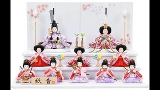 ひな人形 福岡 令和四年 2022年 新作雛人形 「十人飾り」品番：4H17-AA-772 ～伝統工芸の店 かなん～全国発送