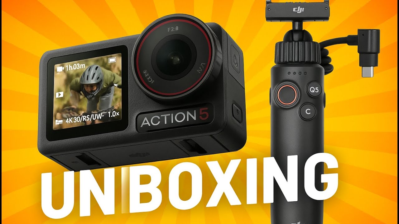 Обзор и распаковка DJI Osmo Action 5 Pro + Akku Griff | Лучший экшн-набор 2025!