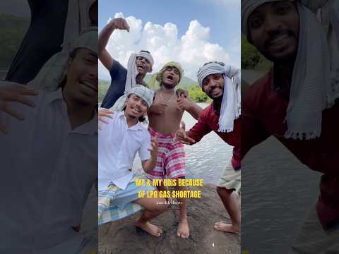 LPG shortage #lpggas #villagecooking #funny #relatable #villagelifestyle #comedy #trendingnews #fyp