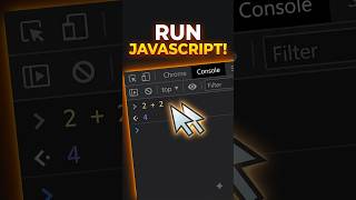 Run JavaScript Directly in Chrome Console ⚡ #shorts