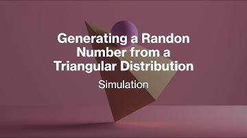 Generating a Random Number From A Triangular Distribution in Microsoft Excel (Simulation)