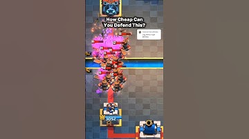 Can Log + Mirror + RoyaleDelivery Defend This!💀 #clashroyale #rizkigameon #guess #bome