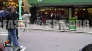 Shahrukh Khan & Kajol during My Name Is Khan shooting in San Francisco