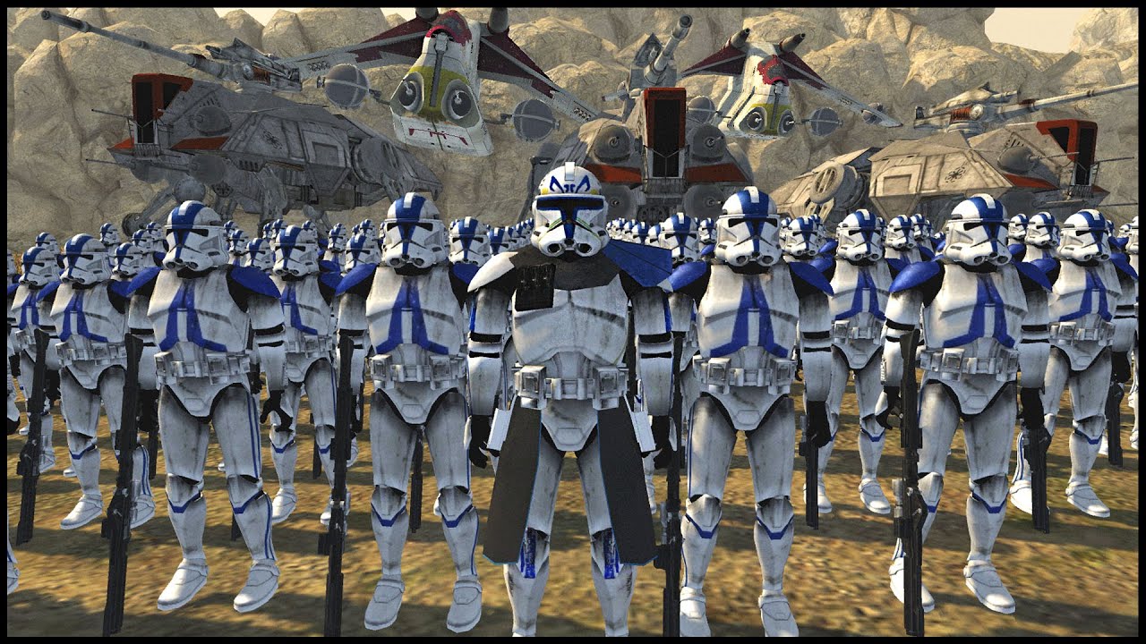 all 501st clone troopers