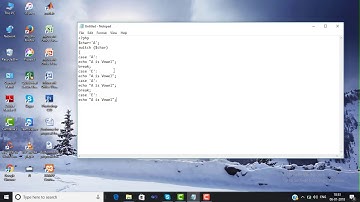 Switch Case statement in PHP