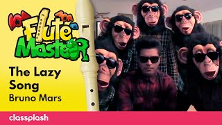 The Lazy Song - Bruno Mars | Recorder Tutorial by  Flute Master screenshot 5