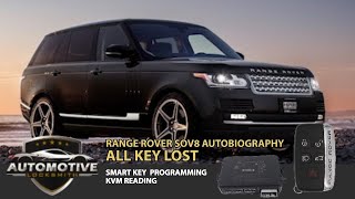 Player Profile Range Rover SOV8 Autobiography All Keys Lost Smart key Replacement