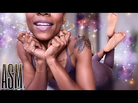 ASMR Yoga 💜 Your Next Yoga Session🧘🏽‍♀️ {The Pose, Oiled Feet}