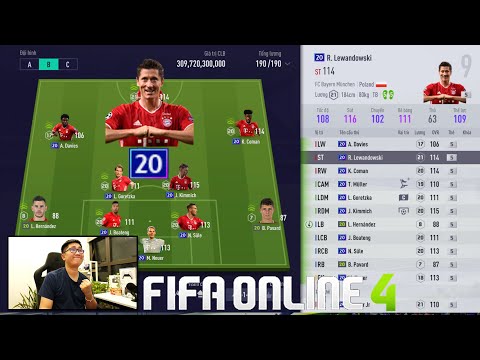 FIFA ONLINE 4: TEST Đội Hình Bayern Munich20 UCL +5 & Build Team Real Madrid 80 Tỷ KHỦNG Nhất