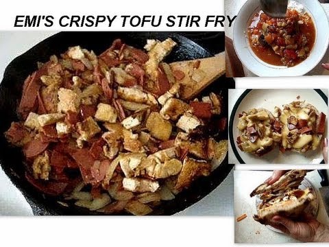 EMI'S CRISPY TOFU STIR FRY recipe, vegetarian cooking