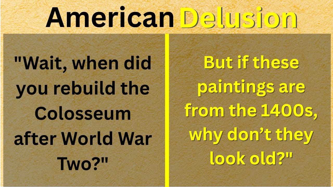 Proof Americans Think They Built Europe Then Donated It