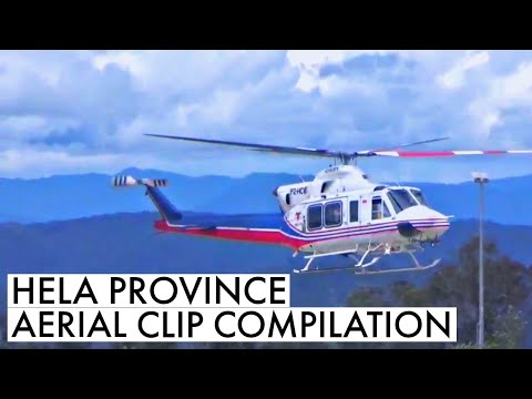 Hela Province Aerial Clips Compilation