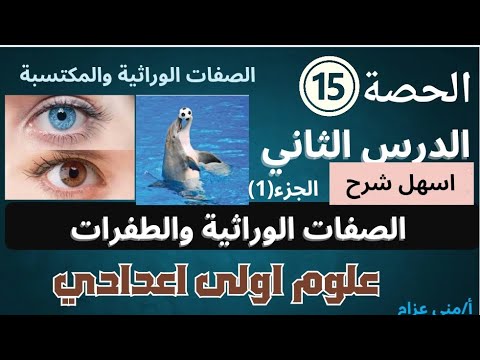 الصفات الوراثية والطفرات جزء اول 