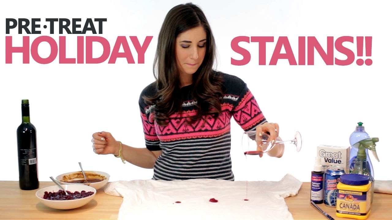 how to toss a caber Treating Food Stains! | Red Wine | Gravy | Red Wine: Day 12 of the 12 Days of Clean - Clean My Space