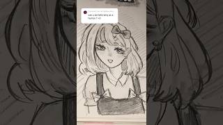 Drawing hello kitty as a human