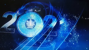 Happy New Year Countdown 2021 Stylish Clock One Minute