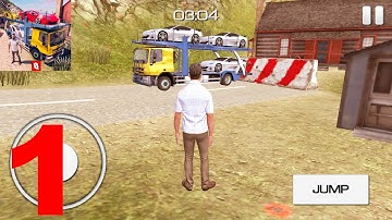 John Truck Car Transport - Gameplay Walkthrough Part 1 - 1-5 lv Completed [iOS/Android]