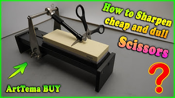 How to Sharpen cheap and dull Scissors Like a Pro at Home | Tool with Aliexpress / Amazon shopping
