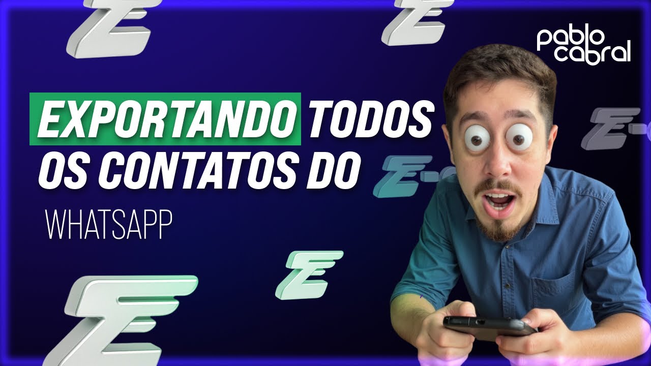 COMO EXPORTAR CONTATOS DO WHATSAPP