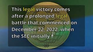 Ripple (XRP) wins the SEC case.. @m7moudroyal @18Musik @xrplive7328 @Leeah.channel