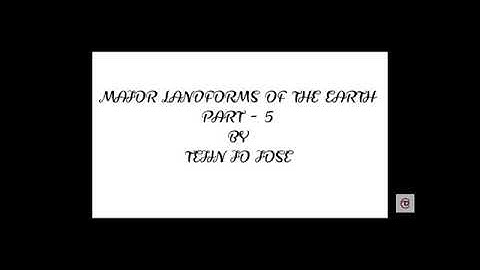 Plains Ch- 2(Landforms)