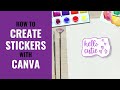 Canva Tutorial for beginners - How to Create Stickers using Canva